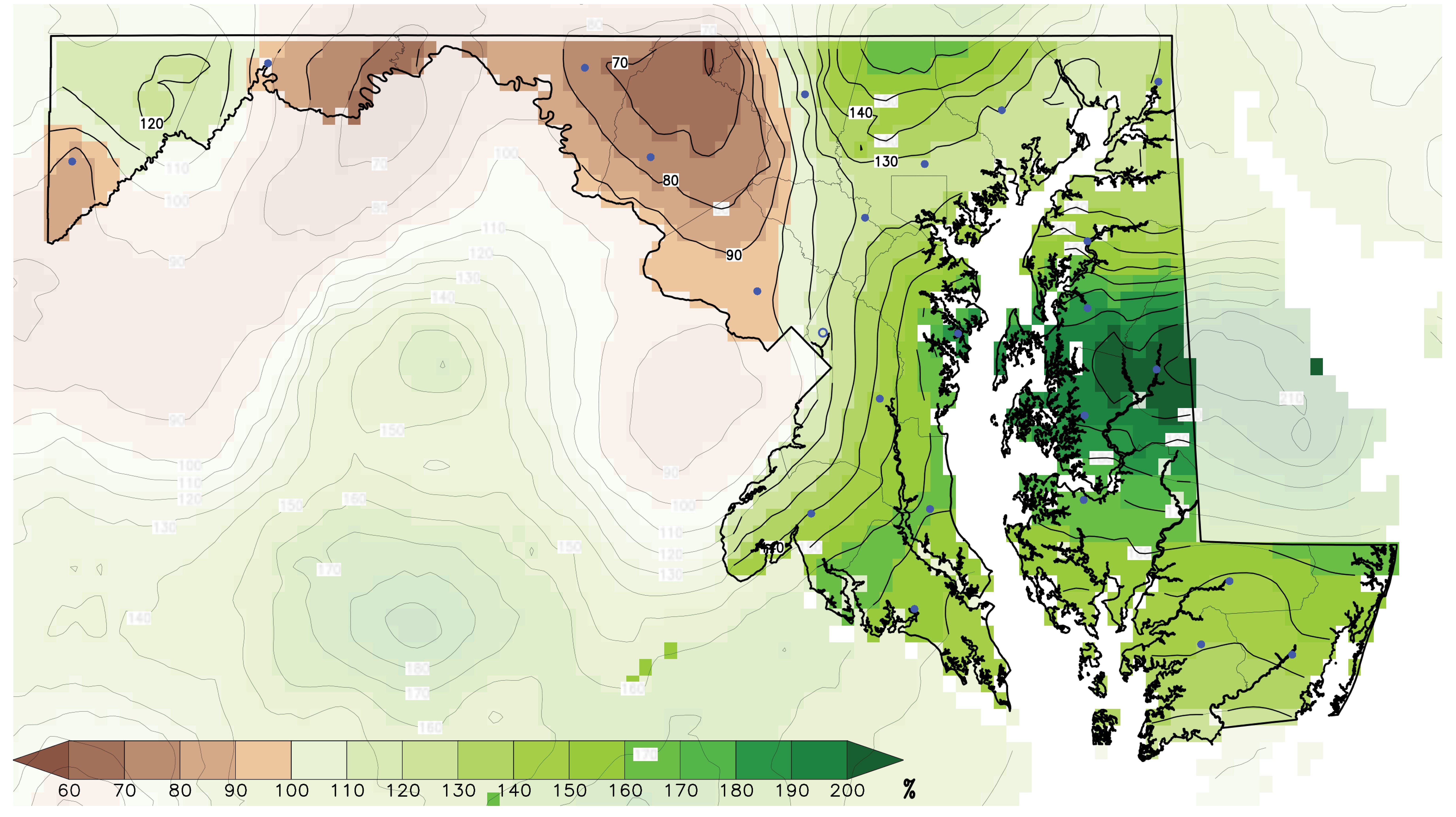 Precipitation %clim