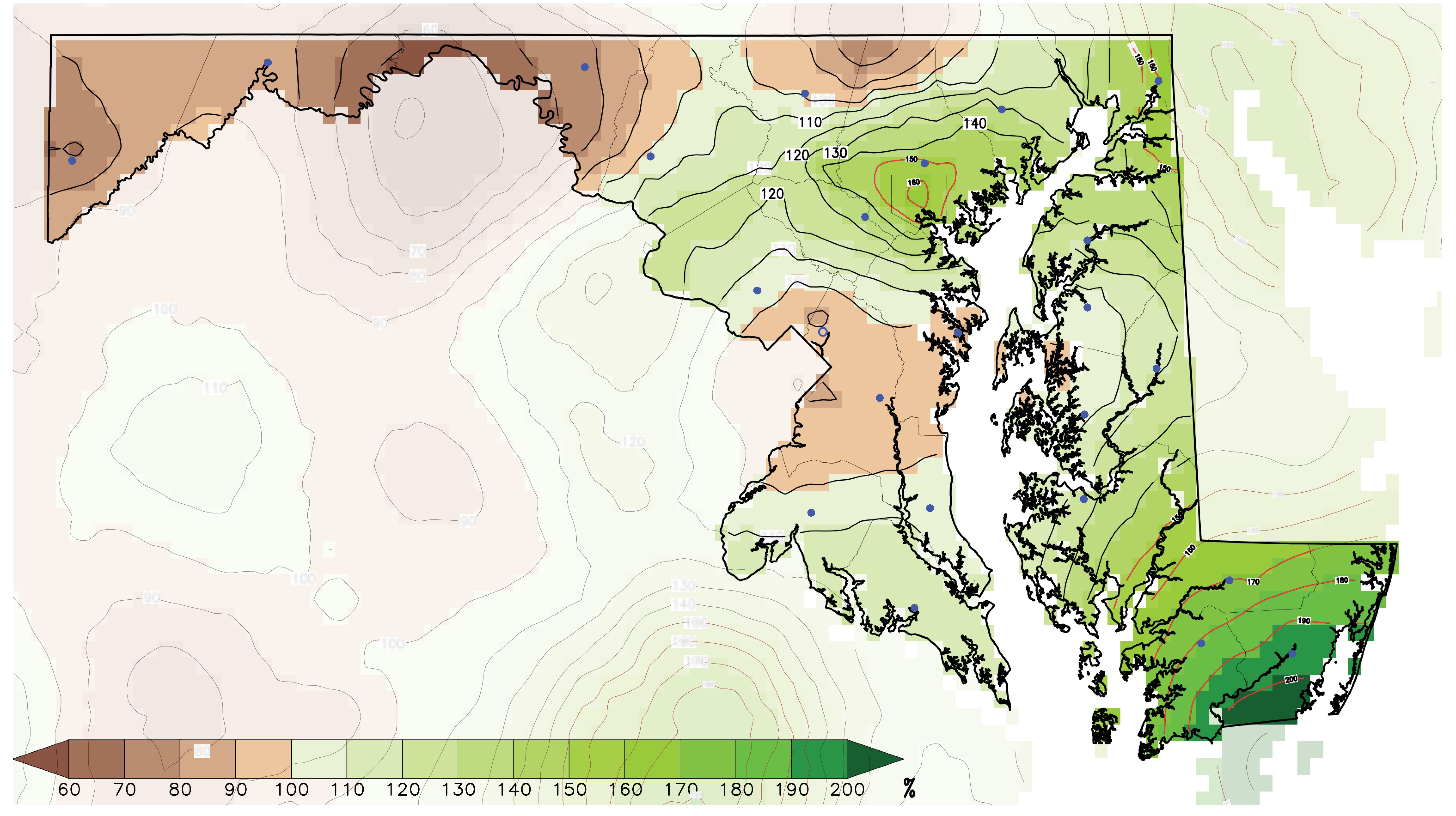 Precipitation %clim